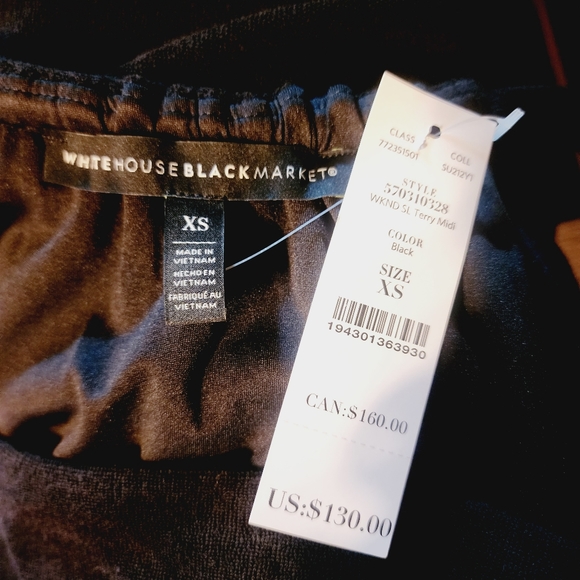 WHBM Terry Midi Dress - Picture 11 of 12